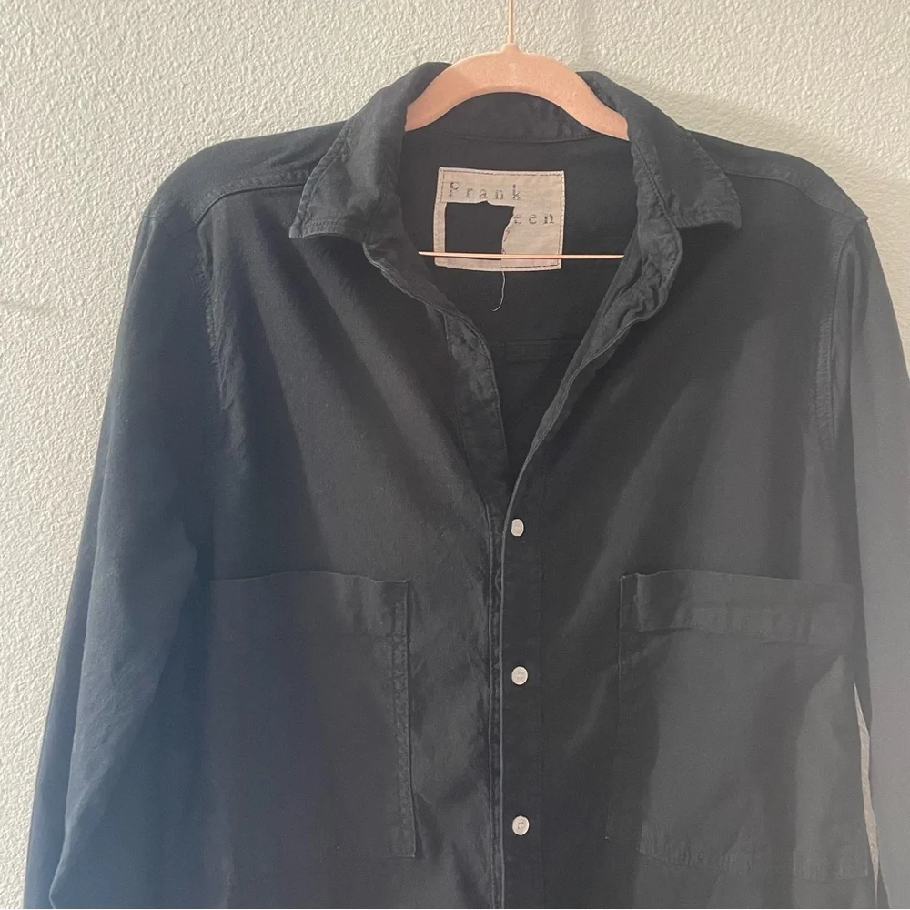 Frank & Eileen | Northern Ireland Black Performance Linen Blend Jumpsuit Medium - Picture 6 of 10